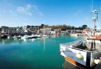 A little under an hour away, enjoy a day at picture perfect Padstow, a charming working fishing port and famous foodie destination. From the harbour car park you can hire bikes and enjoy the Camel Trail should the mood take you! 