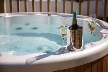This wonderful hot tub will be a great addition from June.