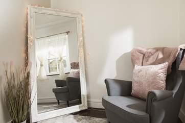 The very opulent dressing-room is every girl's dream.