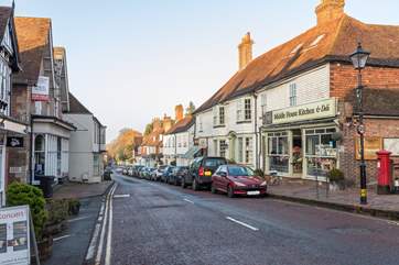 Mayfield has several independent shops, cafes, delicatessen and a famous gastro pub.