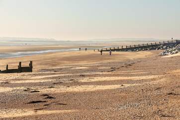 Enjoy the wonderful sandy beach of Camber Sands near Rye.