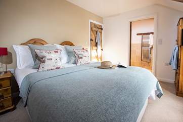 One of the beautiful en suite bedrooms,.