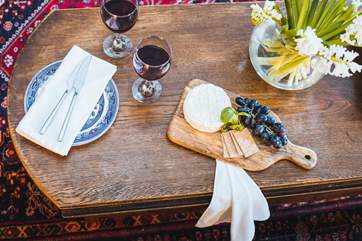 Time for cheese and wine.