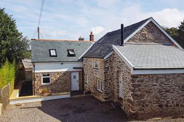 Stylish detached stone farmhouse.