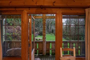 Beautiful woodland setting.