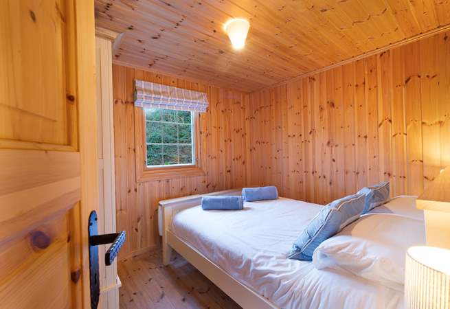 Bedroom 2, a double room with pretty woodland view. 