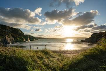Take a stroll to idyllic Pwllgwaelod.