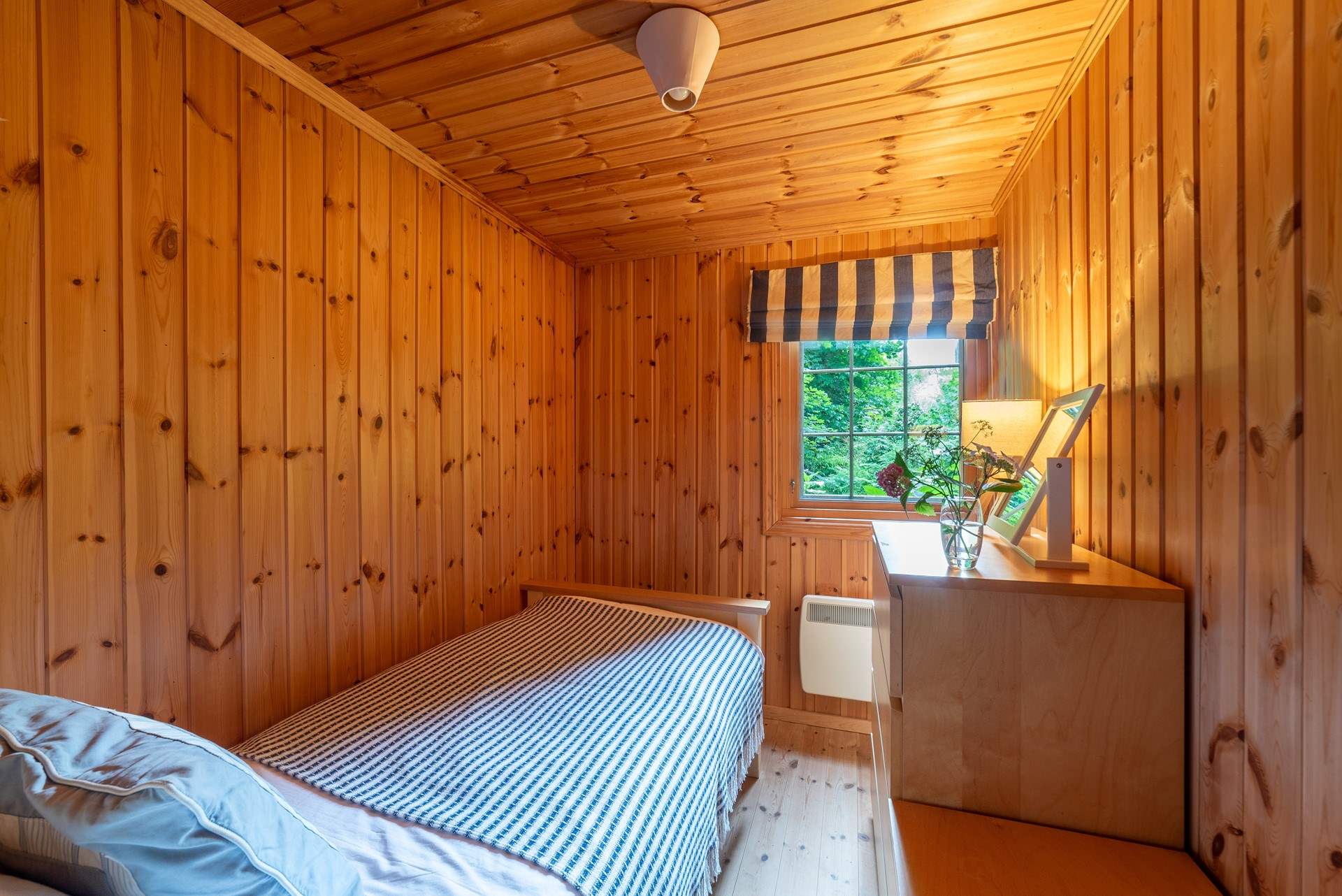 Bedroom 1 hosts a sweet single bed. 