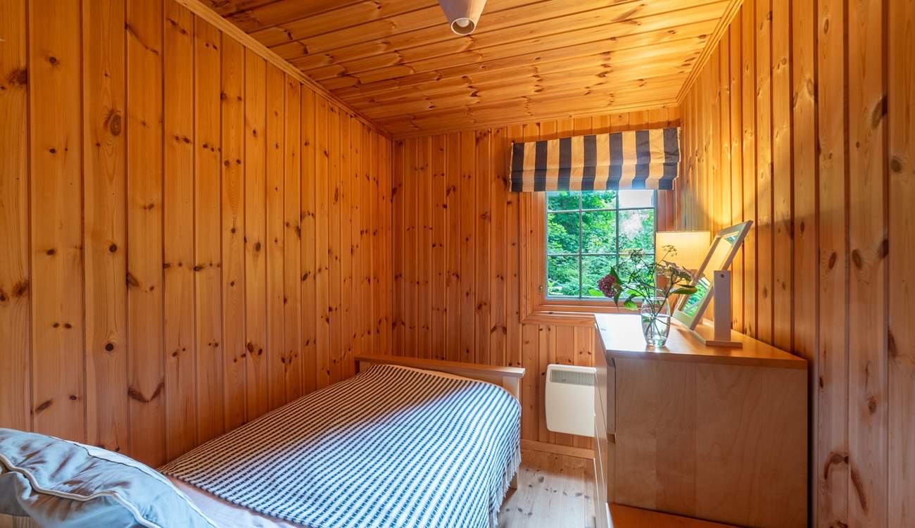 Bedroom 1 hosts a sweet single bed. 