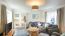 Bright and comfortable sitting-room. 