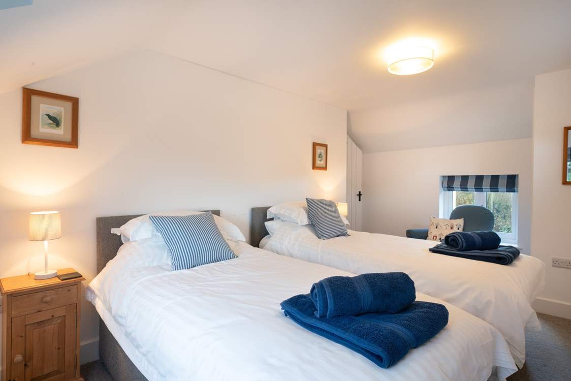 Bedroom 3 has a 'zip and link' bed which can be made up as a twin.