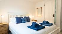 Bedroom 1, double room with king-size bed.