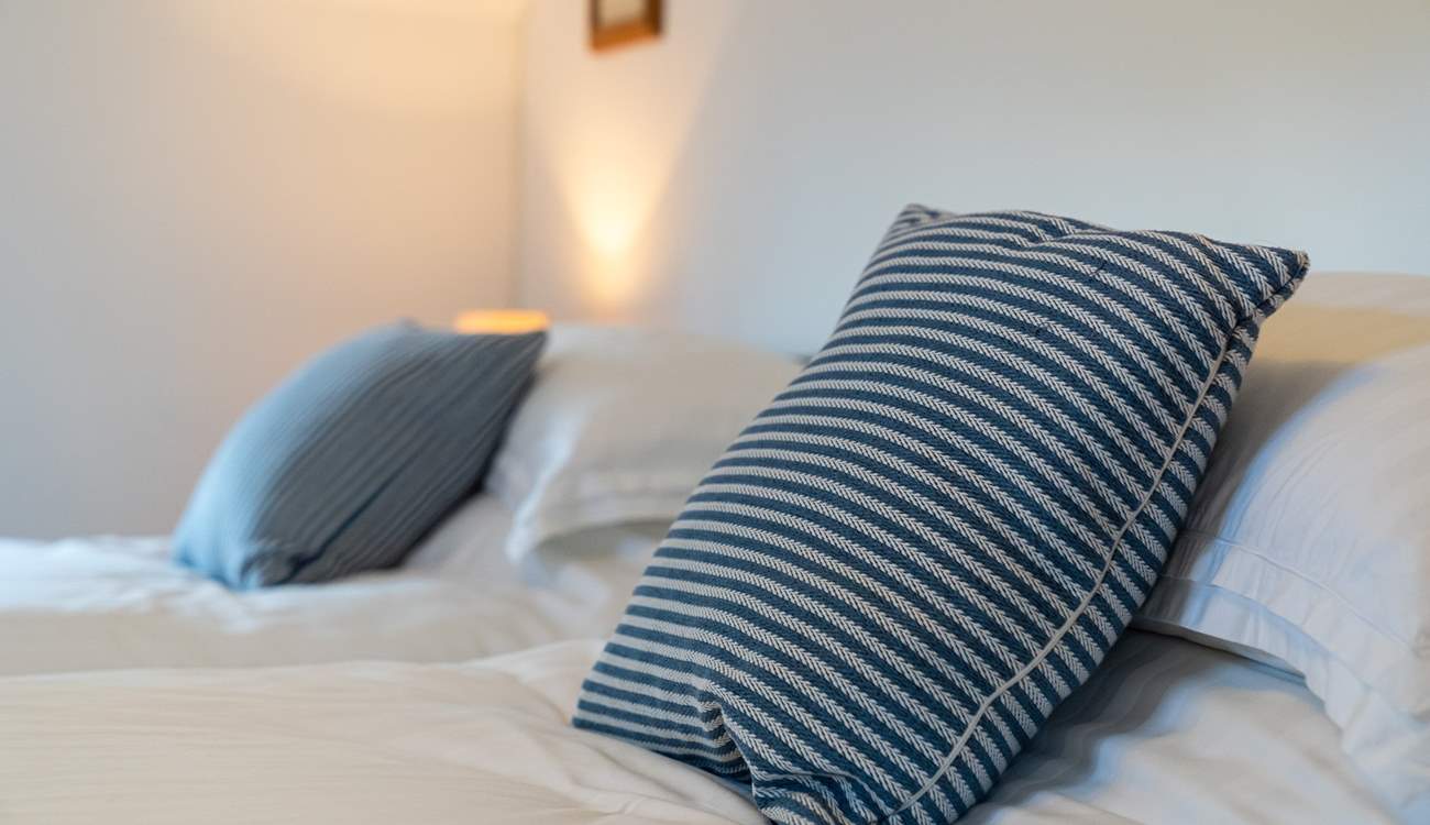 Twin room bathed in sunshine.