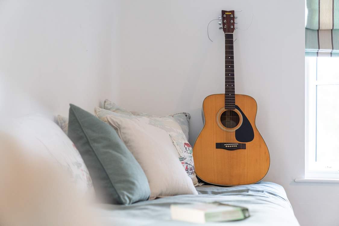 Stretch out on the comfortable day bed.