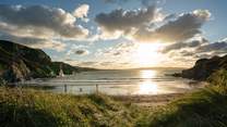Sunset stroll to Pwllgwaelod.