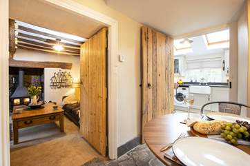 The well laid out ground floor offers light and airy space. Please be aware that being a cottage there are a few low door frames and beams that will mean you need to duck.