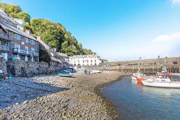 Clovelly is a lovely place to spend time relaxing.