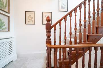 The owner has chosen stylish interiors throughout.