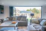On those blissful days, open the bi-folding doors onto the garden and take advantage of the island's sunshine.