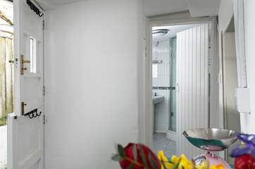 The shower-room is downstairs and leads off the kitchen.