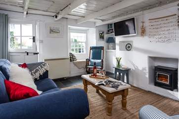 The cosy sitting-room.