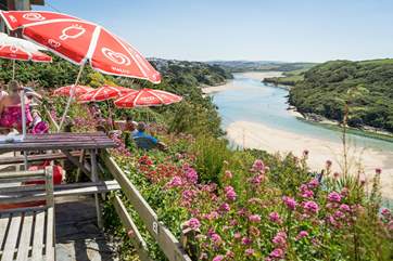 Visit the River Gannel in Newquay, and have a cream tea whilst enjoying the view.