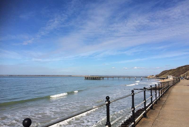 The stunning Totland Bay is a lovely family day out and only a short walk or drive away.
