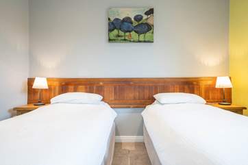 Wake up to the bright island sunshine through the large church windows.