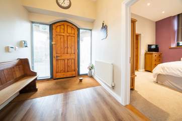 Three of the four bedrooms are on the ground floor.