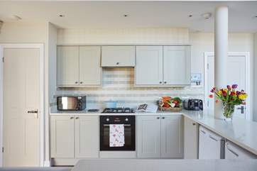 Prepare yourself a scrumptious meal in the modern kitchen with all the necessary equipment.