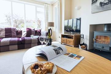 Greenways is perfect at any time of year and the wood-burner will warm your toes in cooler months.