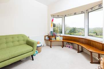The playroom off the dining-room is the perfect place for little ones.