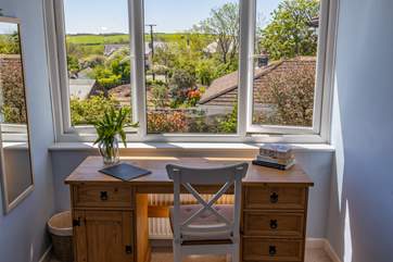 If you need a desk to work from, here is the ideal place.