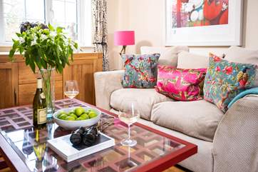Catching up with friends and family at Orchard House will be done in style and comfort.
