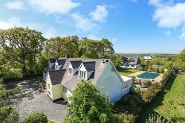 When it comes to space, fun and miles and miles of blue sky Orchard house has this in abundance.
The House at the end of the garden will be screened off for added privacy.