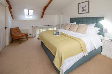 Bedroom 2 is home to this fabulous super-king size bed, which can be split into twins beds on request.