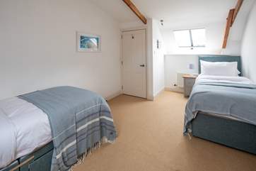 Bedroom 3 can be arranged as twins or linked together to form a super-king size bed.