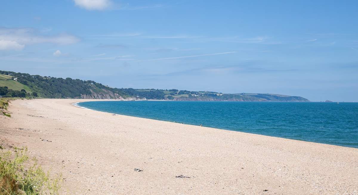 Slapton Sands offers such a fabulous expanse of beach and sea. Great for those walks along the shore.