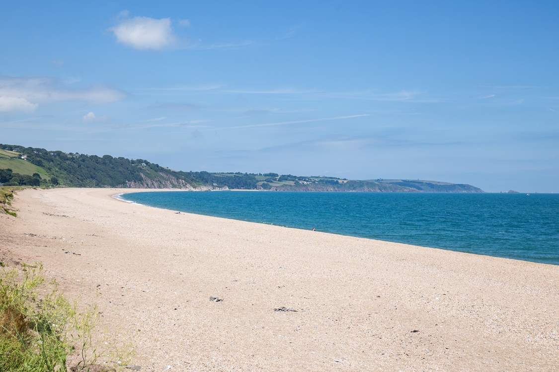 Slapton Sands offers such a fabulous expanse of beach and sea. Great for those walks along the shore.