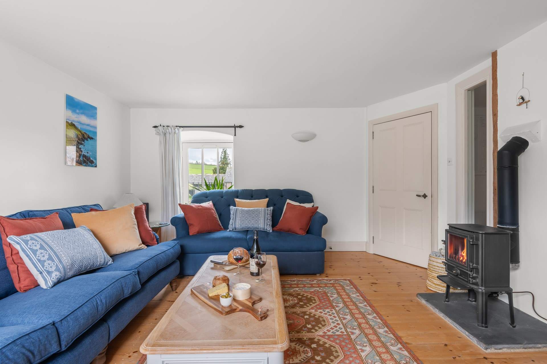 The sitting-room is a lovely, welcoming space.