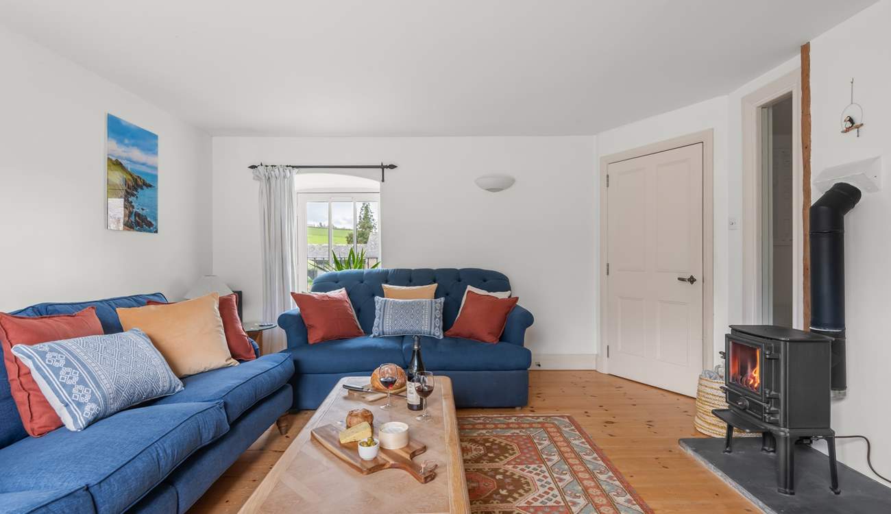 The sitting-room is a lovely, welcoming space.