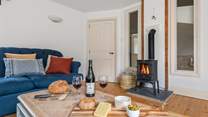 Light the wood-burner and relax.