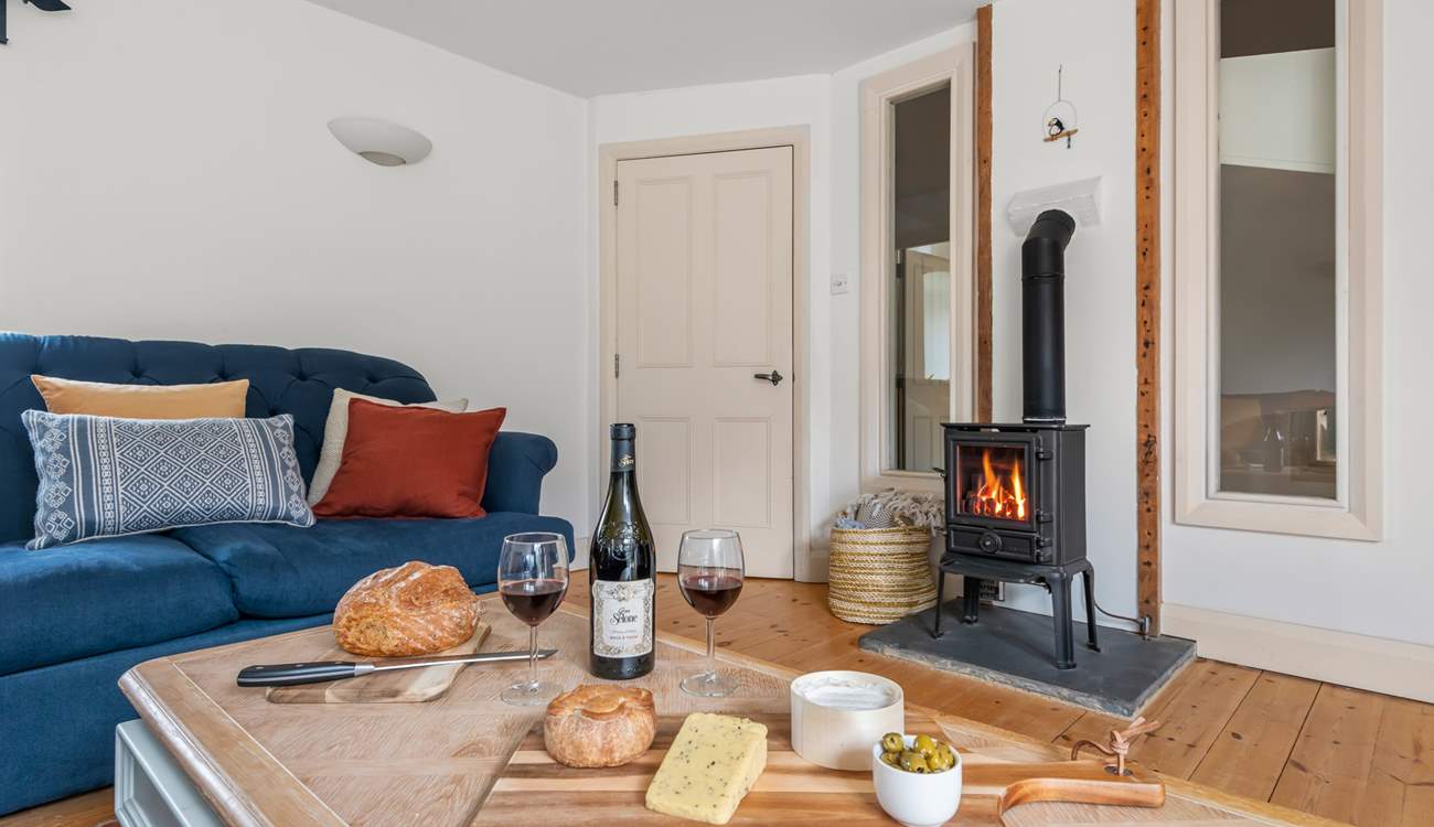 Light the wood-burner and relax.