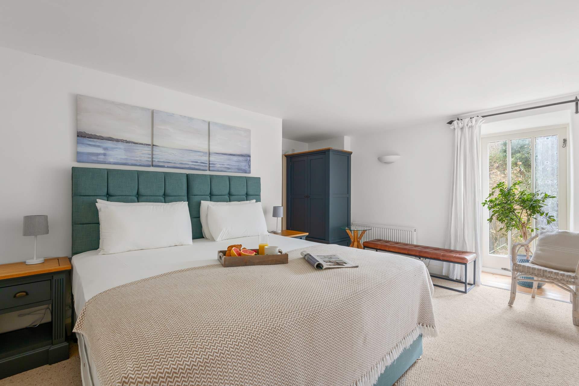 Bedroom 2 is beautifully decorated.