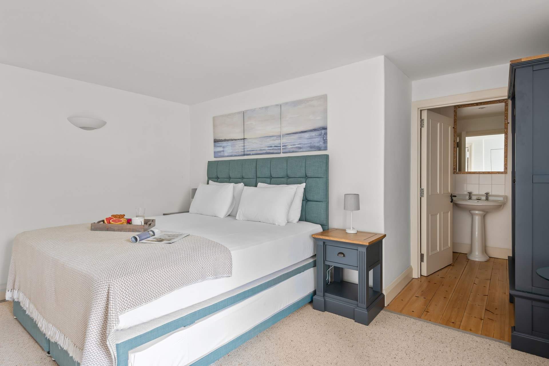 Bedroom 2 has an en suite WC and wash-basin.