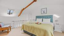 Bedroom 3 is home to this fabulous super-king 'zip and link' bed, which can be split into twin beds on request.