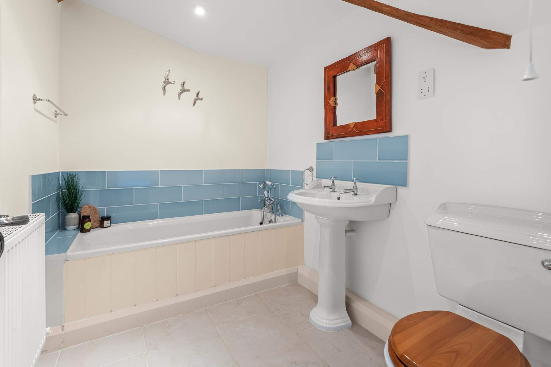 With an en suite bathroom.