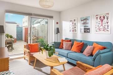 Slide open the glass doors and take in the delights of outdoors.