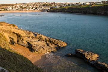 Newquay has miles of golden sands.