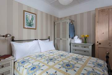 Pretty bedroom number two, is a comfy double.
